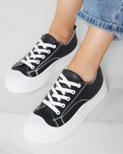 OUTLET Fekete női sportcipő, Kerisso tornacipő - Lábbeli