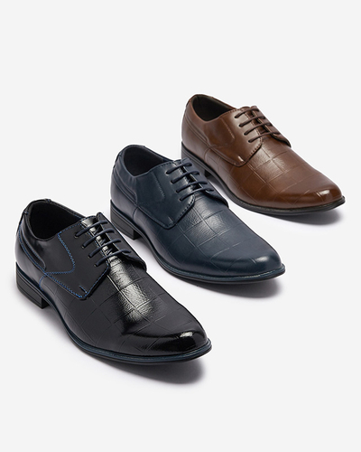 Tengerészkék elegáns férfi Elfobs félcipő- Lábbeli