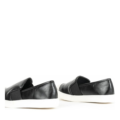 Czarne slip - on Serditylia - Obuwie