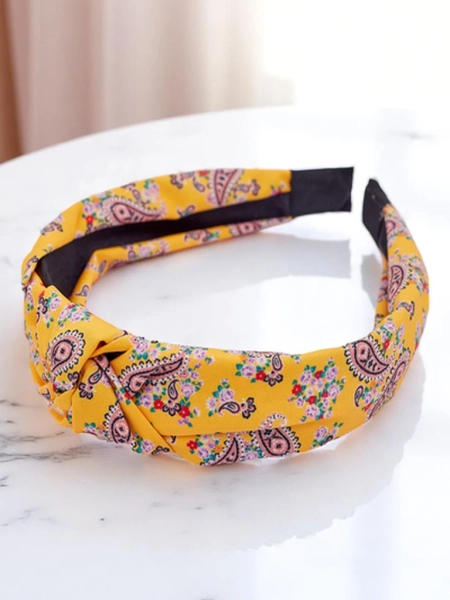 Royalfashion Molly Twist Mintás Fonott Hajpánt