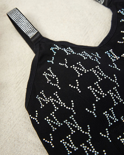 Royalfashion Női sportmelltartó cirkófűzéssel