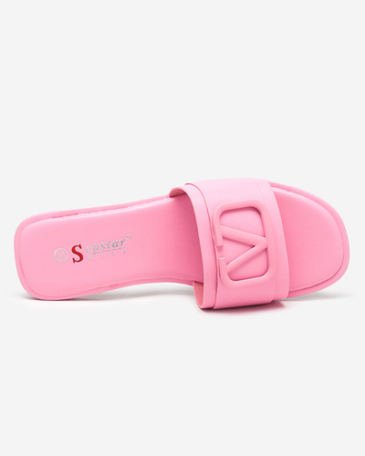 Cartec rózsaszín női eco bőr papucs - Lábbeli