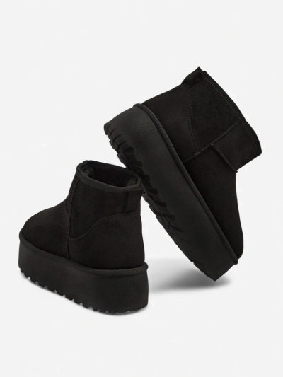 Luna Női Bokacsizma Fekete Bőr Elegáns Őszi