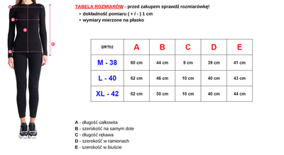 Női piros pamut póló színes nyomtatással - Ruházat