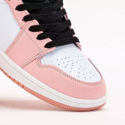 OUTLET Sportos rózsaszín és fekete női csizma Kamal- Footwear