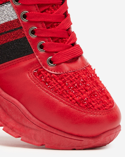 Hasmali női piros sportcipő - Lábbeli