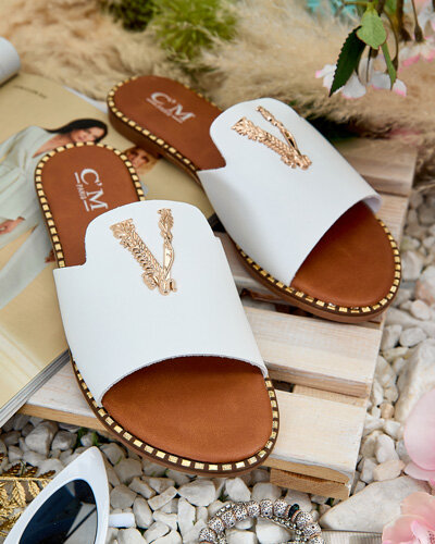 Royalfashion Női öko bőr flip-flop Cemenna