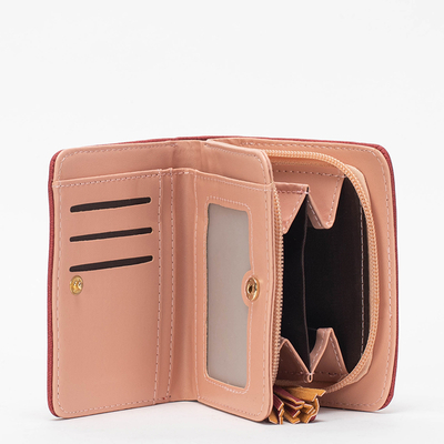 Kis piros női pénztárca kulcstartóval - Kiegészítők