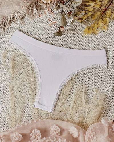 Royalfashion női bordázott bugyi