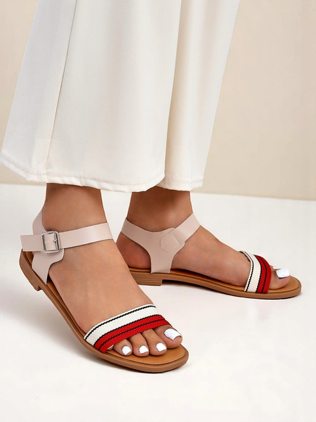 Királyi divat Női lapos talpú szandálok Naya