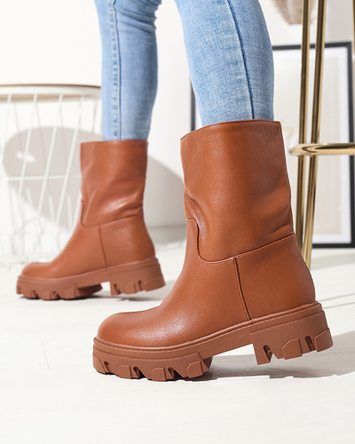 Camel női csizma vastagabb talppal Rerann- Lábbeli