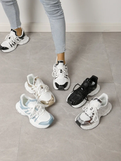 Royalfashion Női sportos sneakers vastag talpon Loness