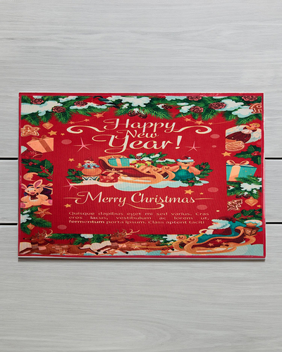 Royalfashion karácsonyi lábtörlő szőnyeg