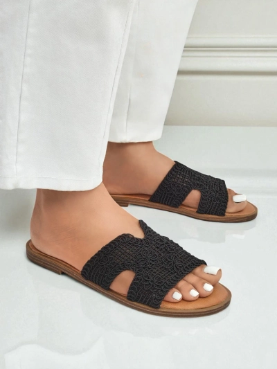 Rpyalfashion női szandál dekoratív pánttal Braida