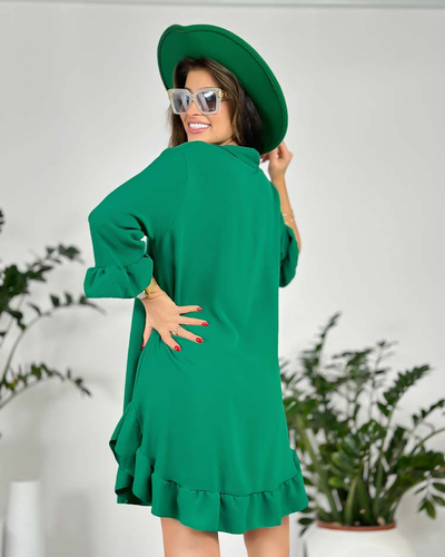 Royalfashion Női oversize ruha rojtokkal