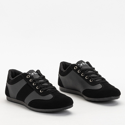 Fekete férfi sportcipő Trizu típusú tornacipő - Lábbeli