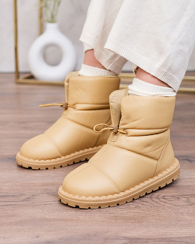 Royalfashion Női csúszós hócsizma barna színben Nevonsisia