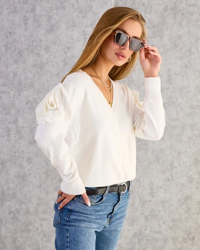 Royalfashion Gombolatlan női pulóver