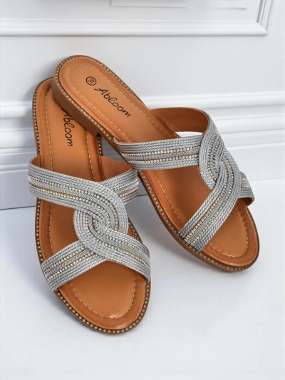 Royalfashion Női fonott papucs Woven Breeze