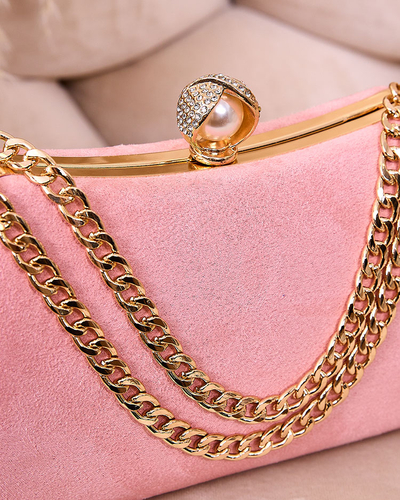 Royalfashion Rózsaszín női kuplungtáska