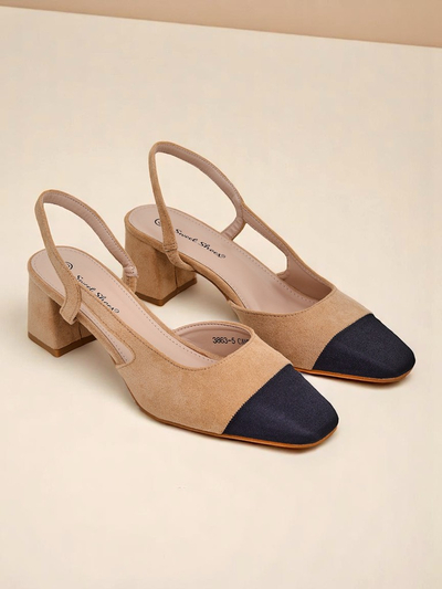 Royalfashion Női alacsony sarkú pumpák díszes orral Eleganzo