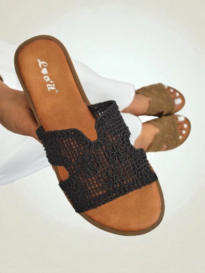 Rpyalfashion női szandál dekoratív pánttal Braida