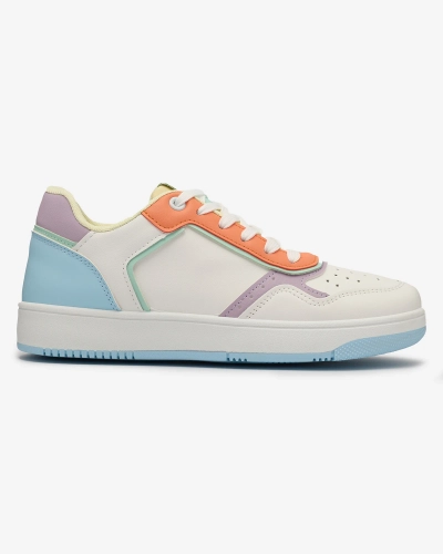 Fehér-narancs sportcipő nőknek Azzafa- Footwear