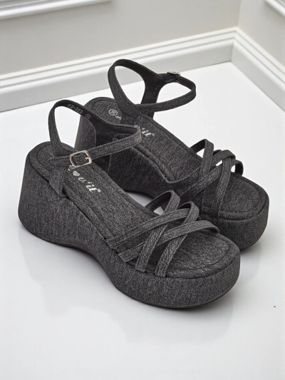 Royalfashion Női éktalpas szandál Shadow Lift