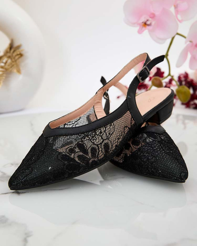 Royalfashion Női a'la ballerina szandál csipkével Benoce