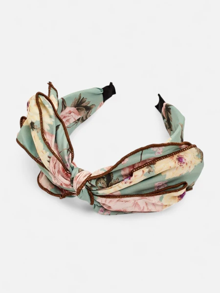 Royalfashion Virágos masnis hajpánt