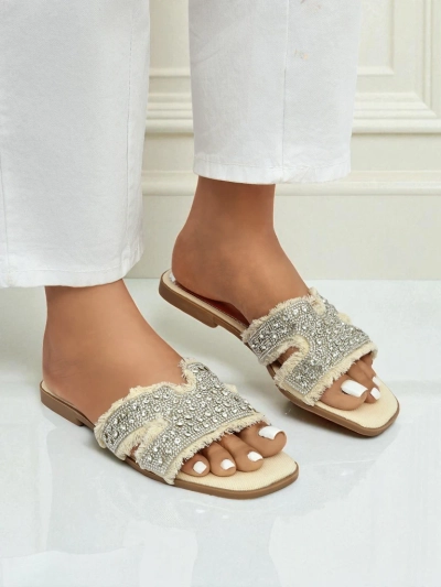 Royalfashion Női szandál strasszokkal CrystalEase
