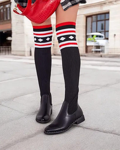 Royalfashion Női „belebújós” csizma Herio