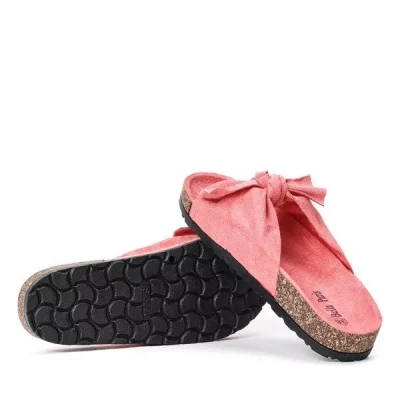OUTLET Rózsaszín papucs íjjal Summer Blow - Lábbeli