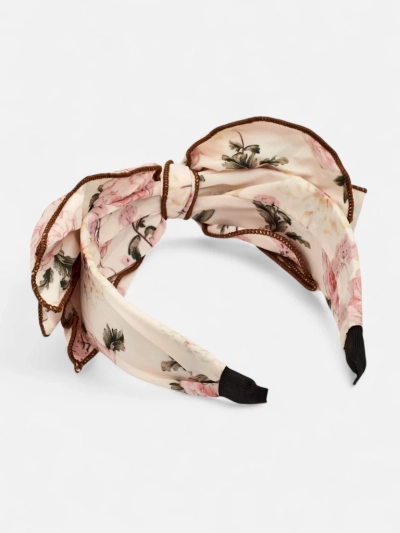Royalfashion Virágos masnis hajpánt