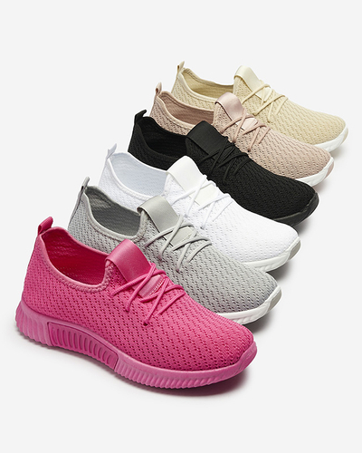 Szürke női szövet sportcipő Vobbu- Footwear