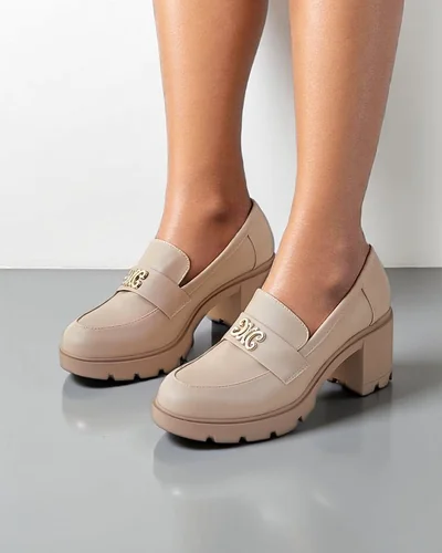 Royalfashion Női sarkú mokaszin Blascos