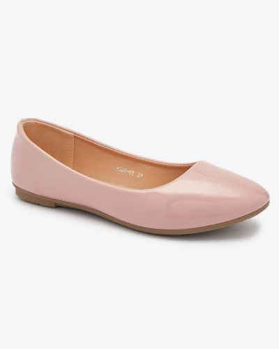Pink Női lakkozott balerinák Fama - Lábbeli