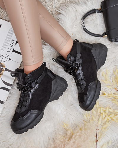 Royalfashion Női sportos magas tornacipő Bullaro