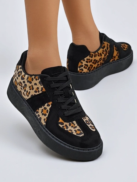 Royalfashion Női sportos sneaker leopárdmintával Big Cat