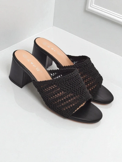 Royalfashion Női papucs vastag sarokkal Sole Bloom
