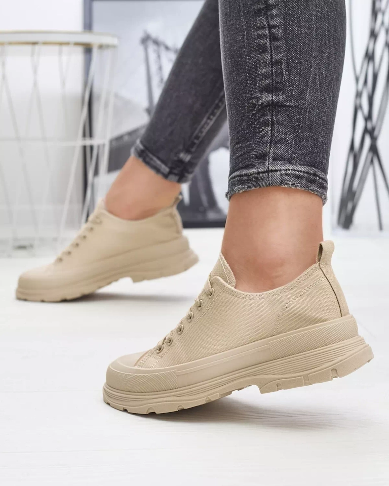 Világosbarna Ohema női sportcipő - Lábbeli