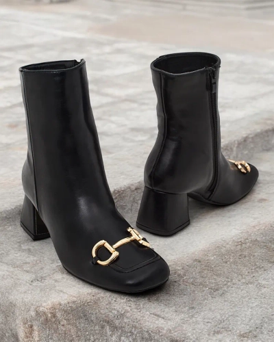 Royalfashion Női bokacsizma rozsdamentes acél rozsdamentes acél Rozuli