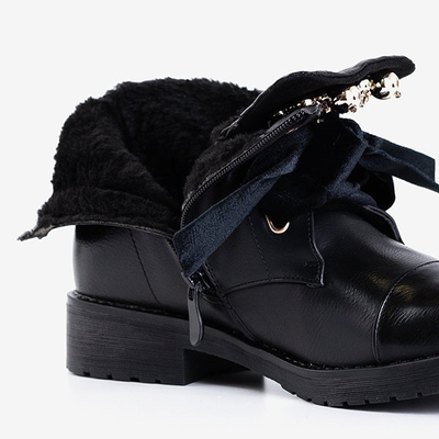 Fekete táskák Havelte díszítéssel - Lábbeli