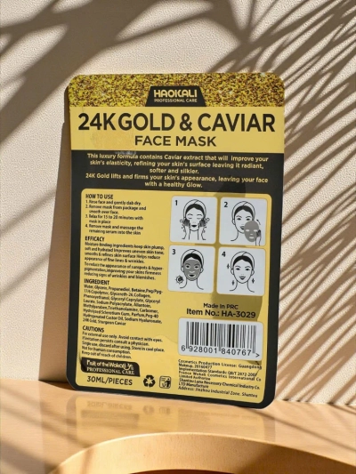 Aurora Aurelia Arany Arcmaszk Kaviárral 24K
