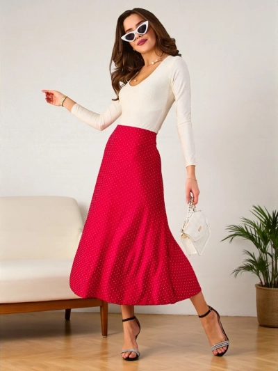 Royalfashion Női midi szoknya