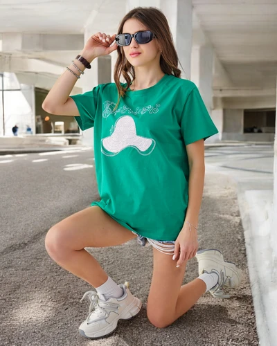 Royalfashion Női Pamut Blúz Mintával