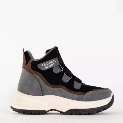 OUTLET Szürke szigetelt női sportcipő Filippa - Lábbeli