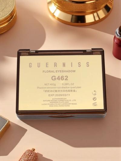 Guerniss 4 csillámos szemhéjfesték paletta Chocolate Fudge