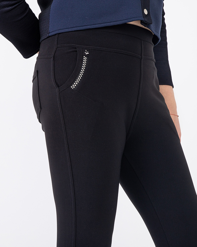 Fekete női PLUS MÉRET tregging - Ruházat