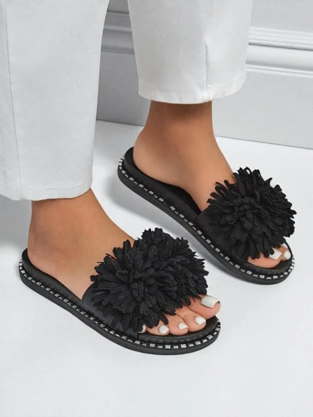 Royalfashion Női lapos talpú papucs Flora Blide